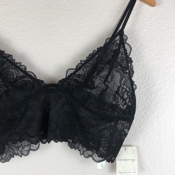 Free People Everyday Lace Longline Bralette 2 SET - Picture 5 of 8